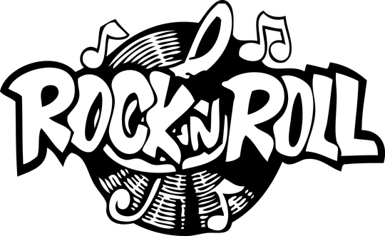 Rock & Roll Vinyl Decal Vinyl Sticker For Car Wall Art Laptop Bumper Decal Music Rock Roll
