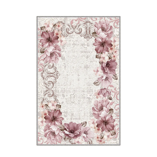 Ludie Flatweave Pink/Beige Rug