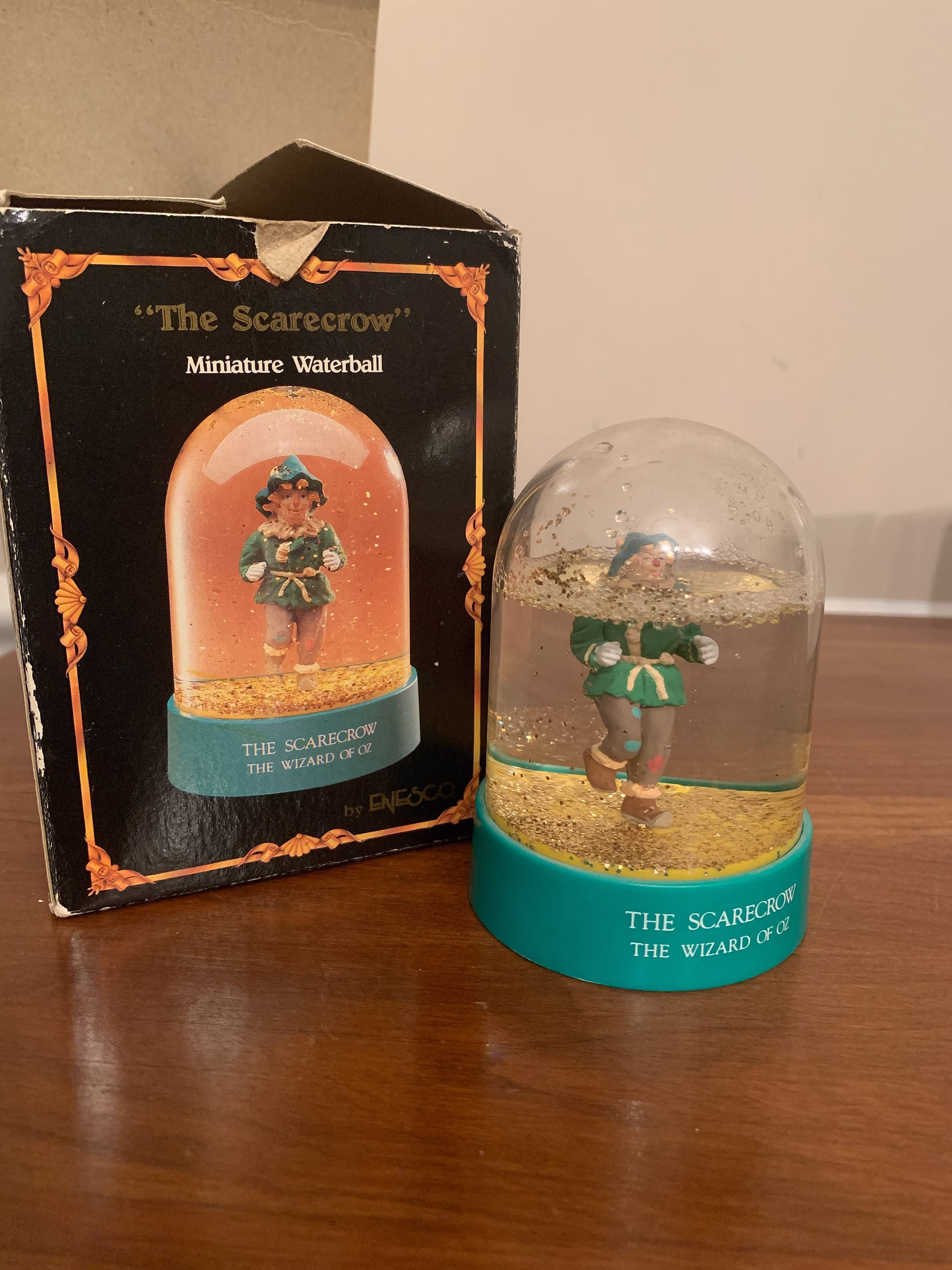 Vintage Scarecrow Snow Globe | Wizard Of Oz
