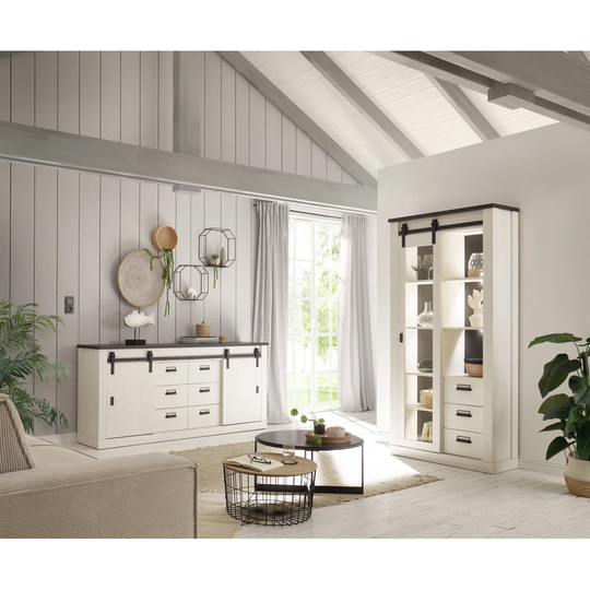 Jackeline 201 Cm Wide 6 Drawer Sideboard