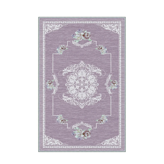 Orval Flatweave Purple Rug