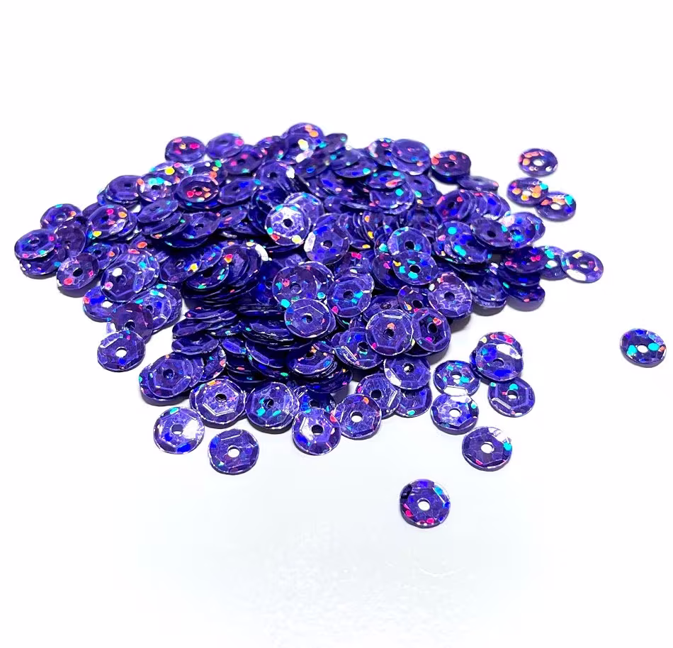 Hologram Tanzanite Sequins Multiple Sizes Available