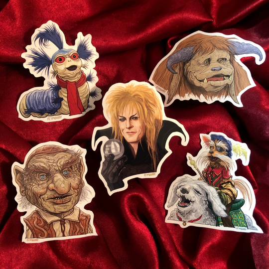 Little Goblin City Stickers 5 Pack Set