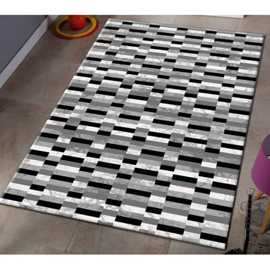 Dalicia Flatweave Black/Grey/White Rug