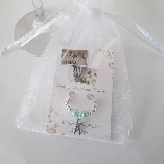 Personalised Wine Glass Charm, Letter Markers, Hen Party Favours, Tags, Initial Wedding Favor