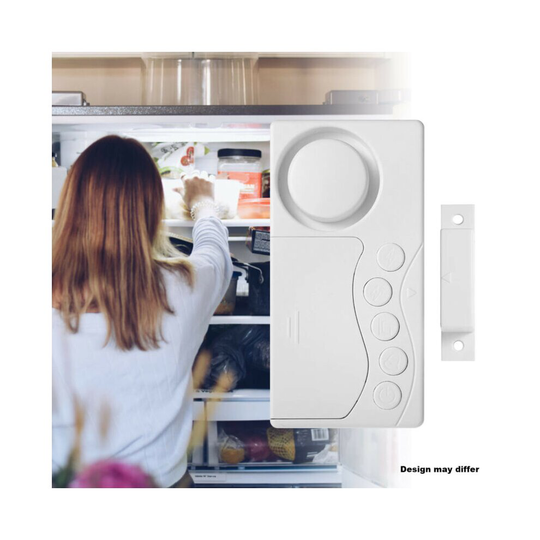 Kitchen refrigerator freezer door open alarm delay alarm