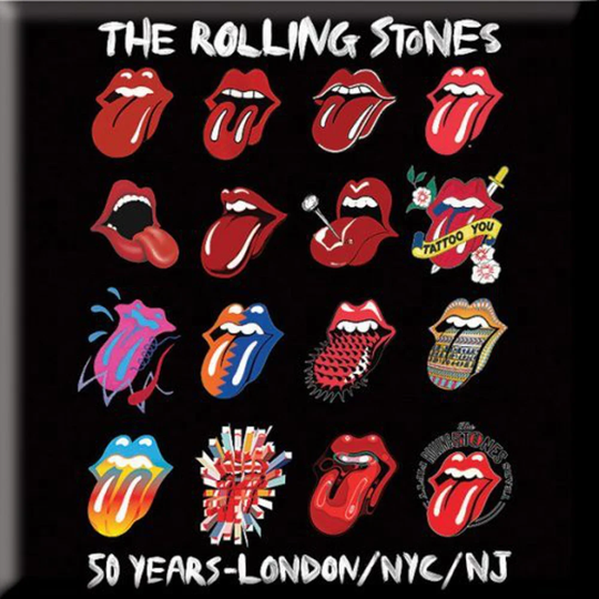 Rolling Stones - Evolution 50 Years Fridge Magnet