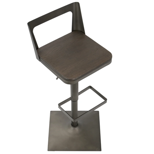 Flagler Height Adjustable Swivel Bar Stool