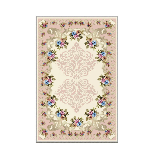 Loma Flatweave Pink/Beige Rug