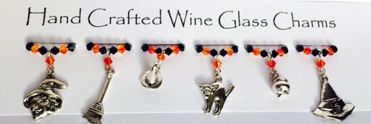 Witches Tricks - Halloween Wine Glass Charms Party Gifts