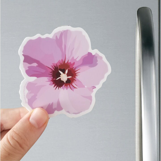 Purple Hibiscus Magnet