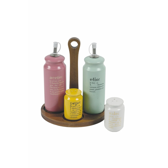 Victionary 5 Piece Condiment Set