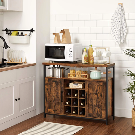 Schultz Bar Cabinet with Wine Storage