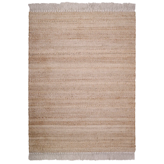 Halesowen Lenny Handwoven Cotton Natural Rug