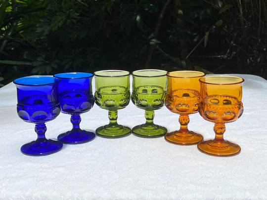 King's Crown Cordial/Claret Pair Of Glasses - 4 Ounce