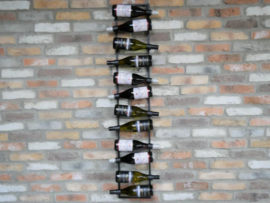 Industrial Wine Rack Wall Storage Cabinet Large Rustic Metal Furniture Tall Bottle Holder Modern Retro Bar Unit Shabby Chic Mounted Display