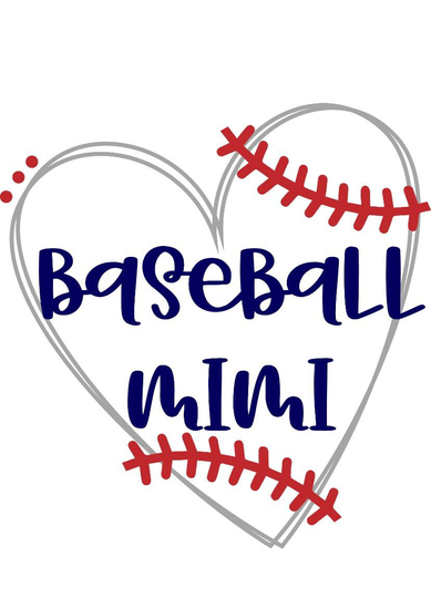 Baseball Mimi Decal Sticker