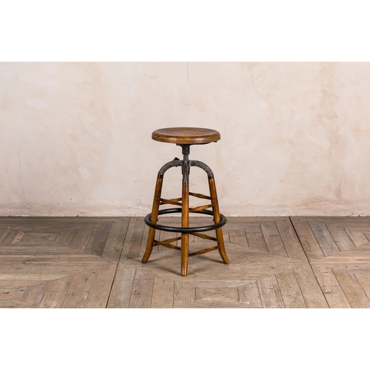 Hadrian Height Adjustable Swivel Bar Stool