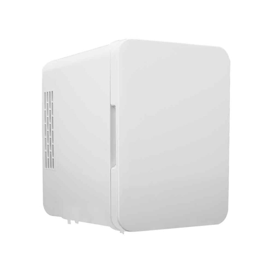 (White) 4L Portable Mini Fridge Table Top Electric Small Cooler Bedroom Ice Box Office