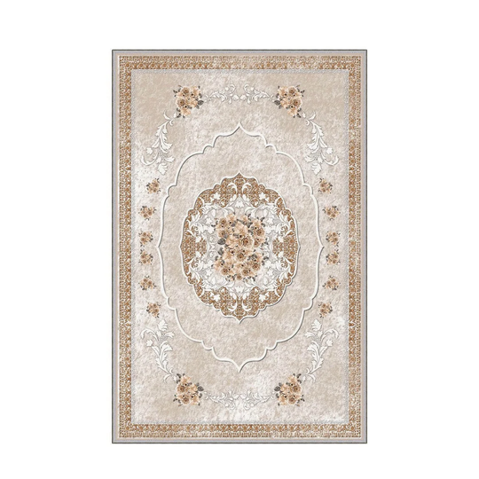 Louvenia Flatweave Brown Rug