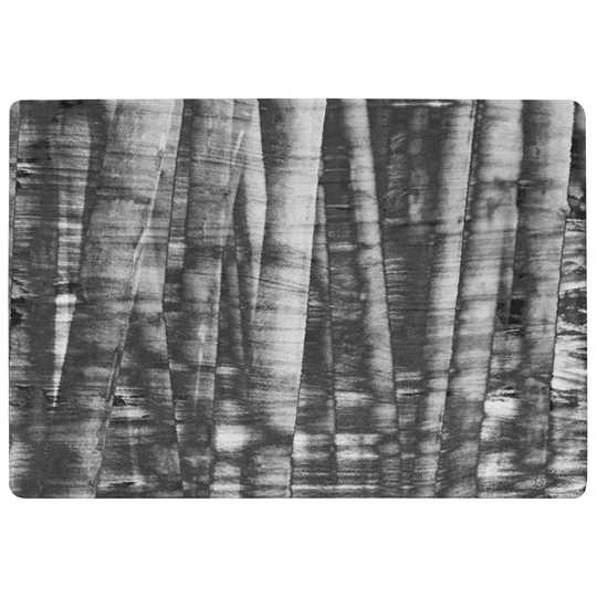 Jersey Bamboo Designer Shaggy Black/Grey Rug