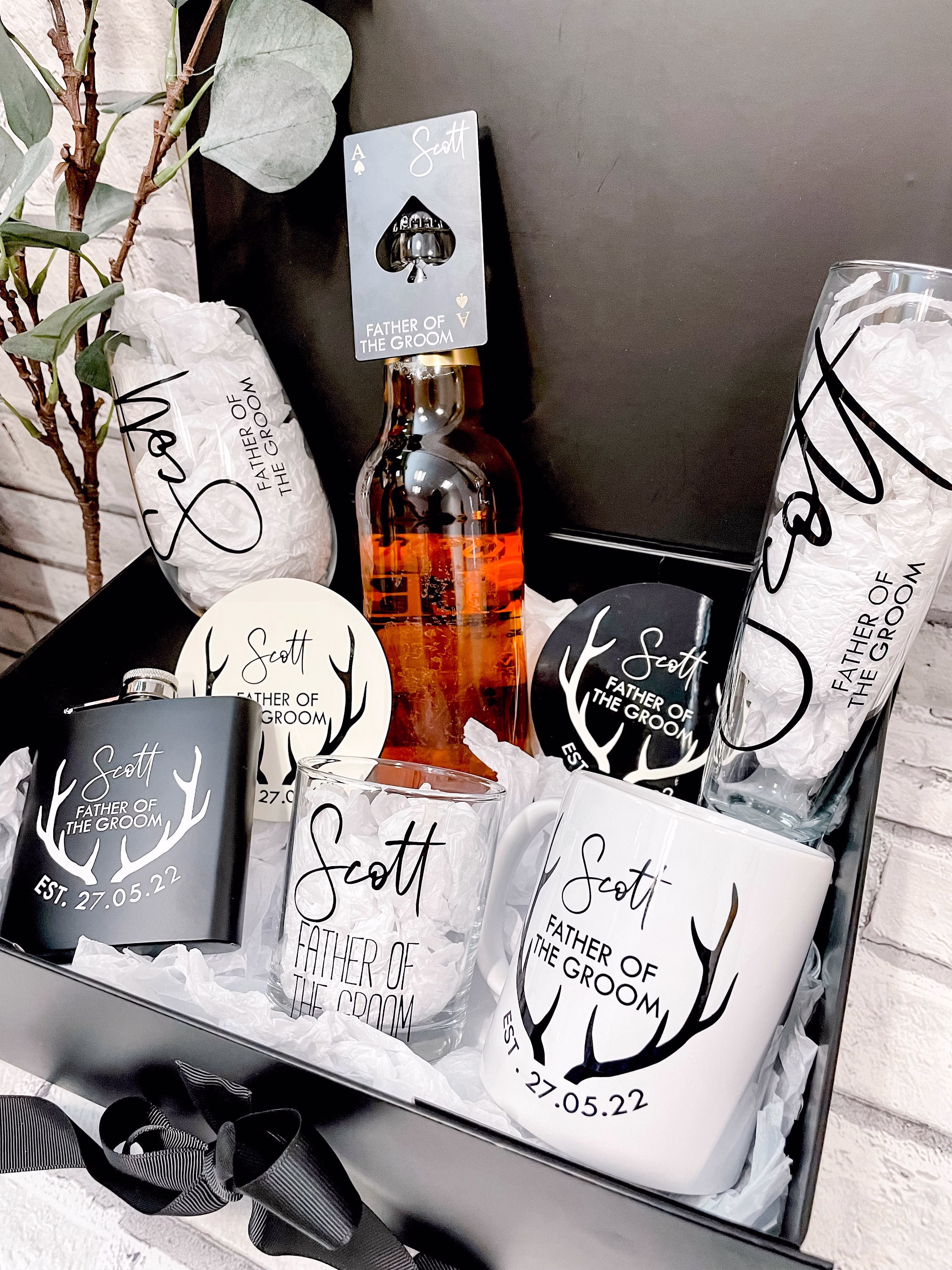 Father Of The Groom Gift Set Box Bundle | Best Man Bag Groomsman