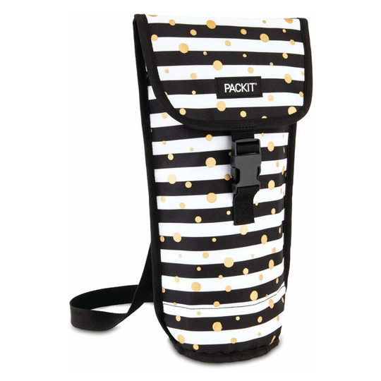 Packit Wine Cooler Bag tote - wine bottle chiller - fold flat and freeze