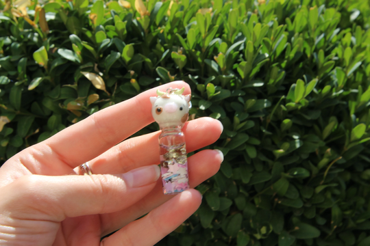 Cute Cow Polymer Clay Shaker Charm