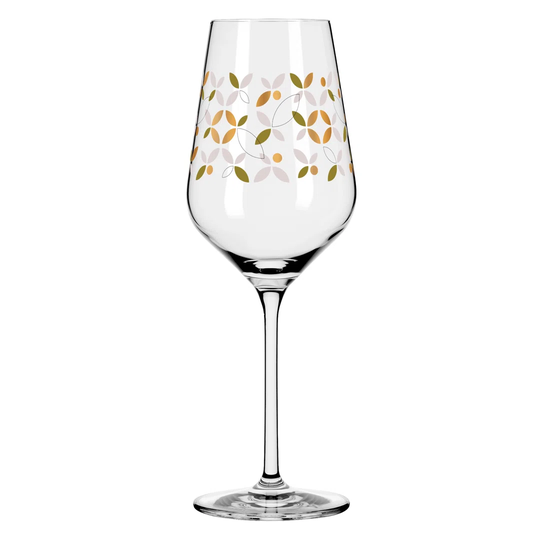 Heart 380ml Lead Free Crystal White Wine Glass