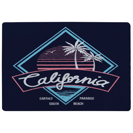 Mayer Neon California Shaggy Dark Navy Rug