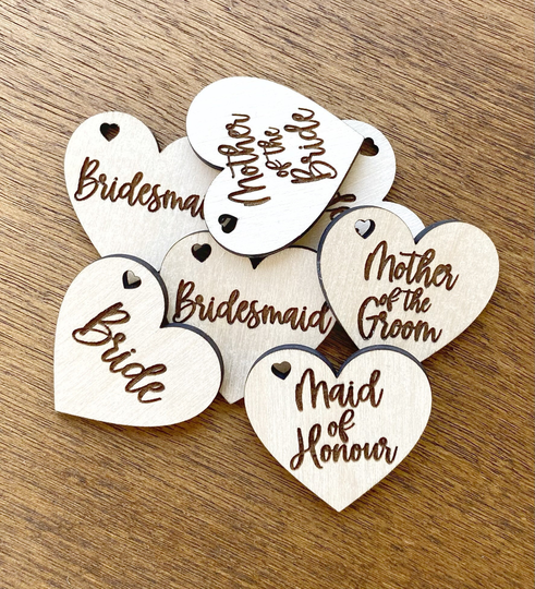 Wine Glass Charms | Custom Name Charm Tag Wedding Tags