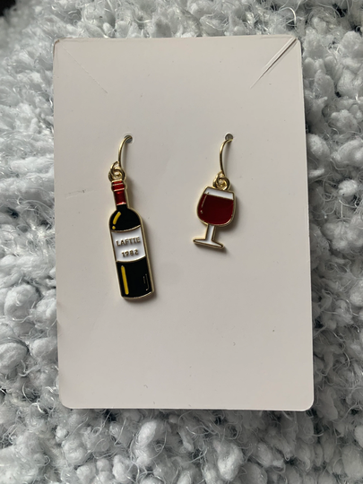 Wine Earrings