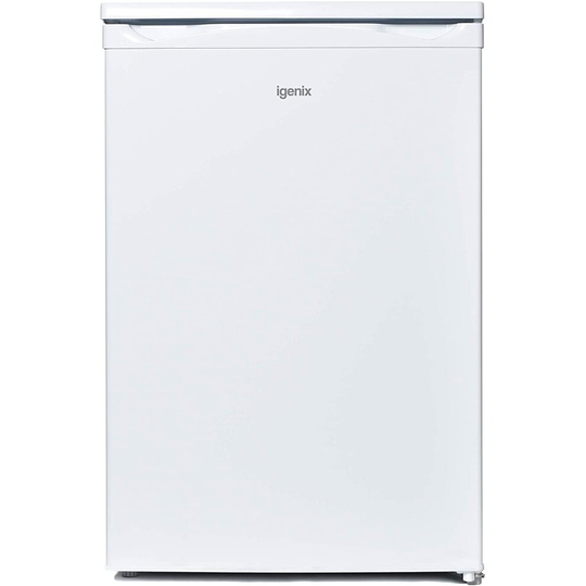 Igenix IG255W Freestanding Under Counter Larder Fridge with 2 Adjustable Glass Shelves, White, A+ Energy Rating