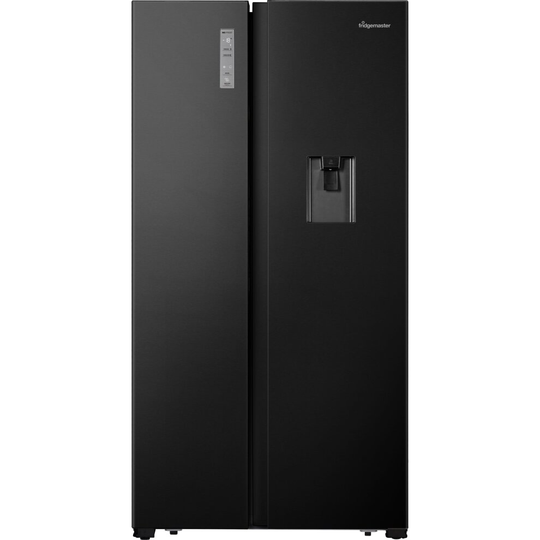 Fridgemaster MS91520BFF American Fridge Freezer - Black