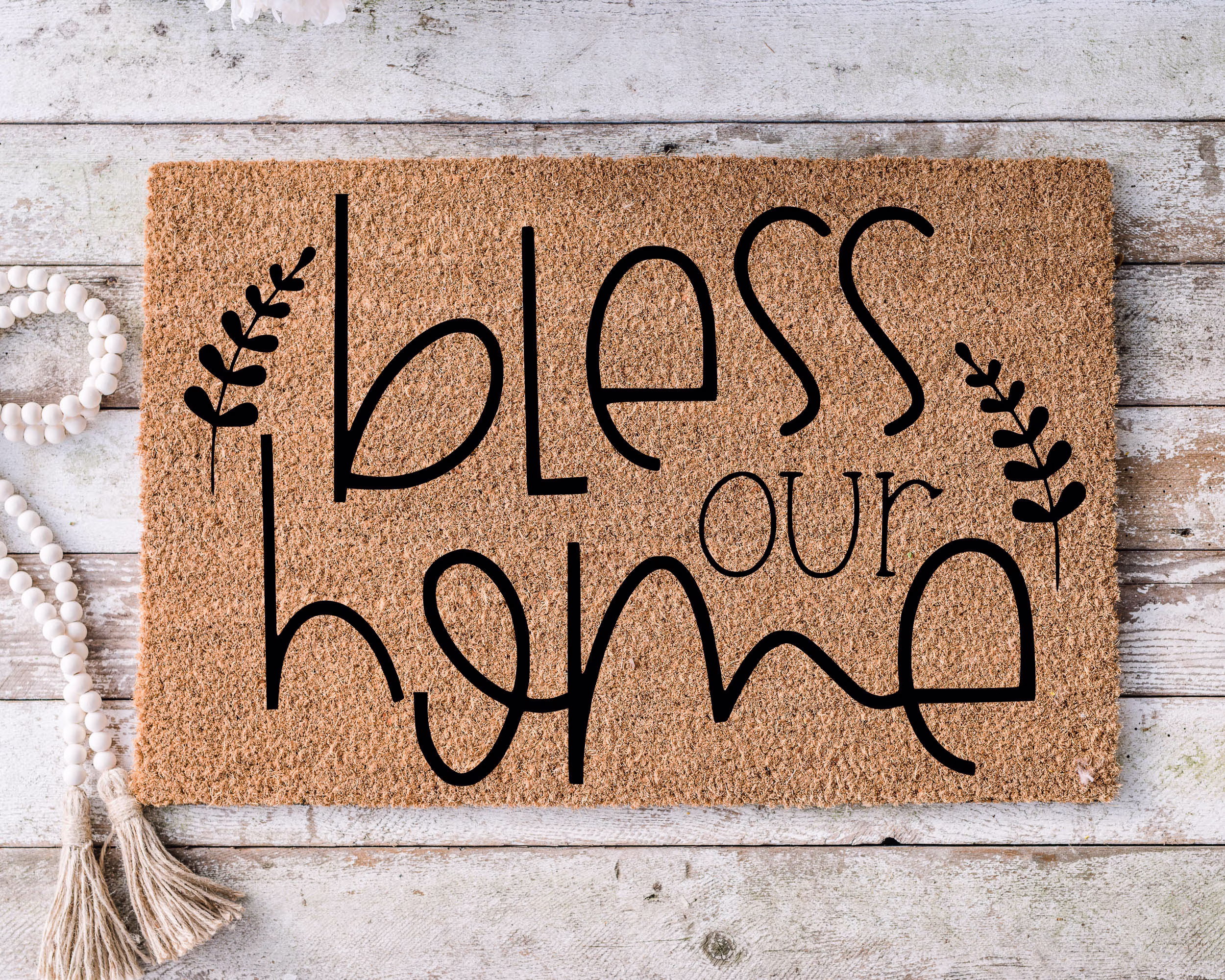 Bless Our Home, Funny Doormat, Housewarming Gift, Welcome Mat, Door Closing Wedding Gift -17