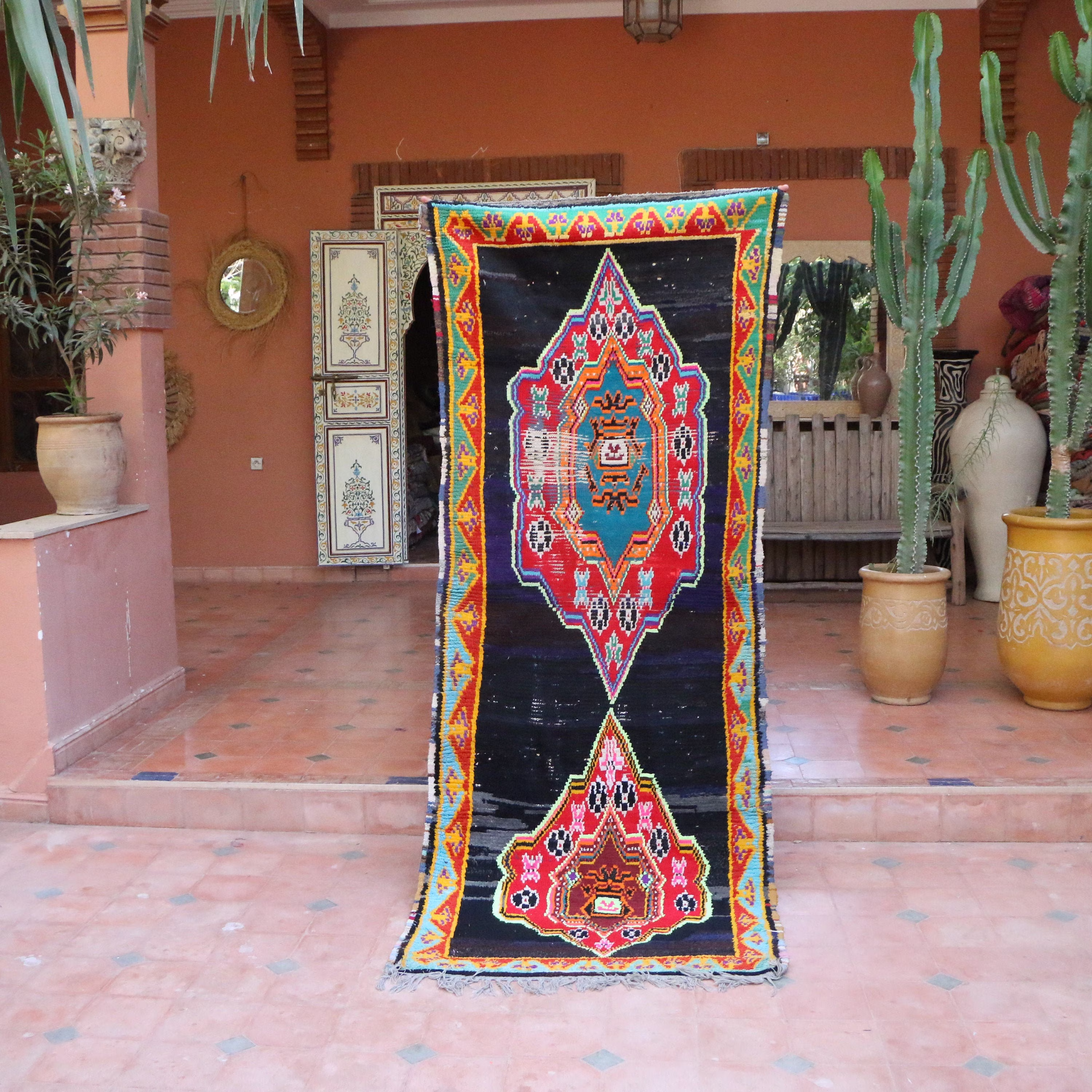 Moroccan Rug, Boho Colorful Rug