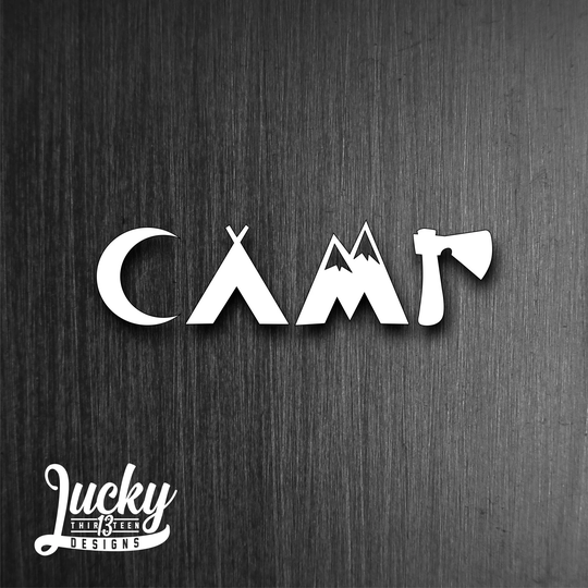 Camp Vinyl Decal