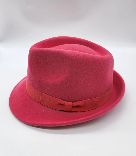 Wool Felt Trilby Hat Crushable 100%wool Fedora Hat Summer Trilby For Men Women