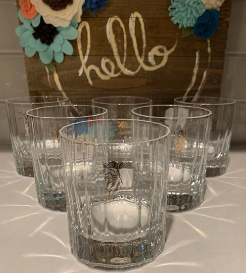 Luigi Bormioli Bach 11.25 Oz Double Old Fashioned Glasses | Gold Angel Set Of Six