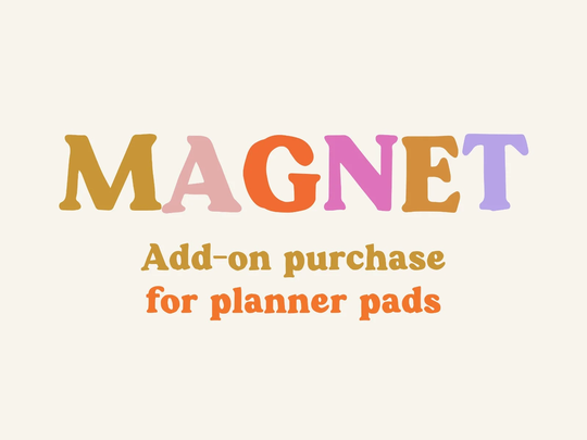 Magnet Strip For Planner Pads | Notepads Shopping List Desk