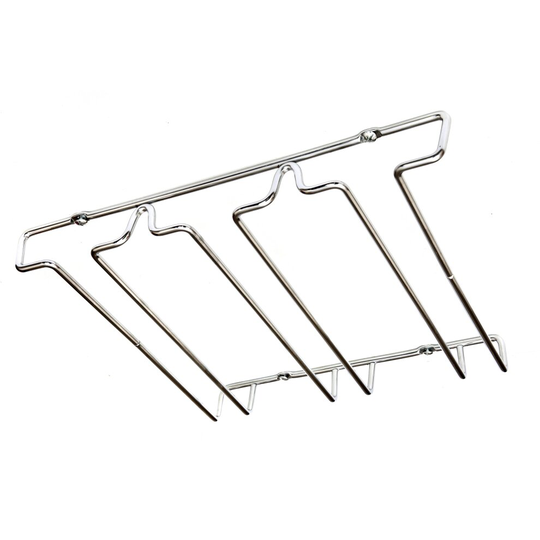 Amtido Wine Glass Holder & Stemware Rack - Under Cabinet Mount