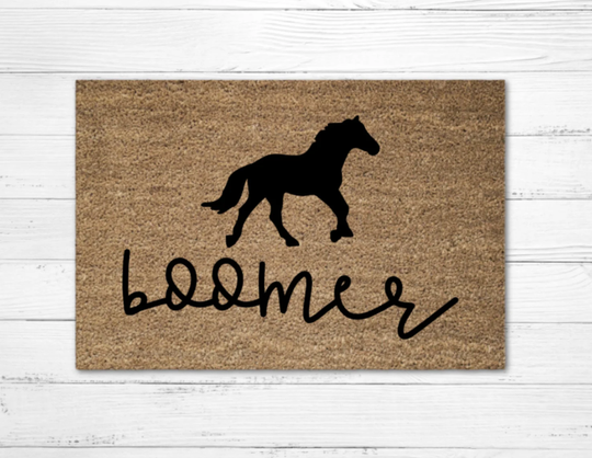 University Of Oklahoma Boomer Sooner Doormat Rug, Customized Door Mat, Personalized Doormat, Football Sooner, Fall Decor