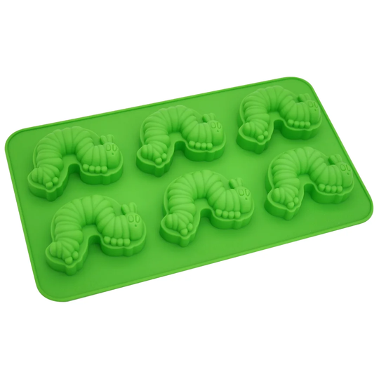 Anastacia Tin Caterpillar Glutton Silicone Ice Cube Tray