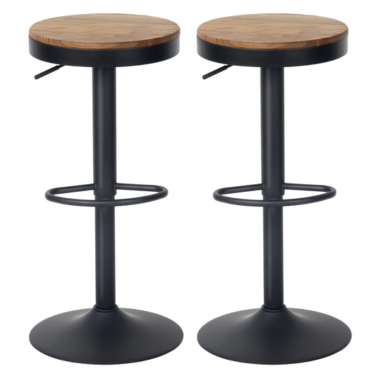 Aoibheann Height Adjustable Swivel Bar Stool