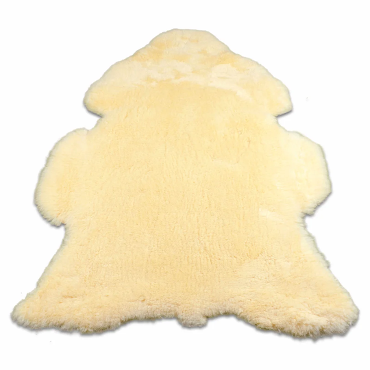 Handmade Shag Sheepskin Cream Rug