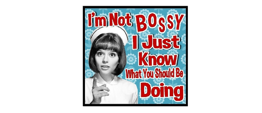 Funny Nurse Gifts I Am Not Bossy Retro Refrigerator Magnet