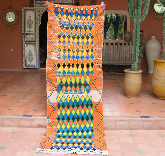 Moroccan Runner, 3x7 Feet Runner