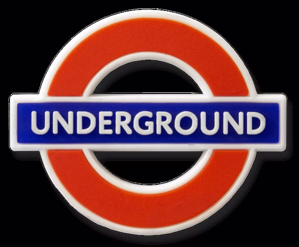 Tfl™3001 Licensed Underground™ Rubber Fridge Magnet