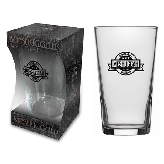 Meshuggah Pint Beer Glass , New in Full Colour Display Box