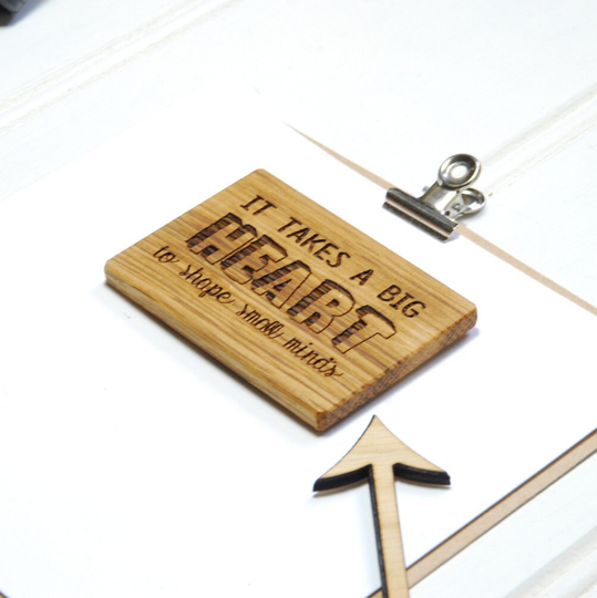 Teachers It Takes Big Heart Magnet - Teacher Gift Gifts For Fridge Magnets Thank You Personalised New Job